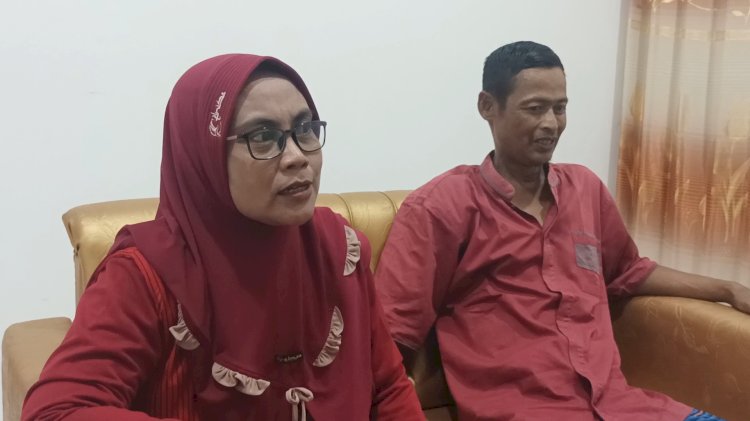 Orang tua Pratama Arhan. Rubadi/RMOLJateng