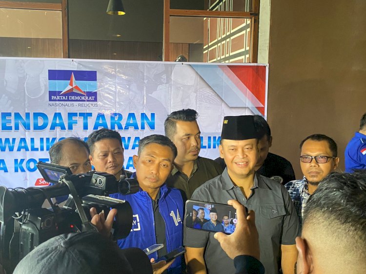 Bambang Eko Purnomo yang akrab disapa BEP telah mendaftar secara resmi bakal calon Walikota melalui DPC Partai Demokrat Kota Semarang pada Senin (13/5). Istimewa