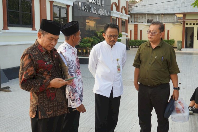 Rapat koordinasi Kemenag dan BKM MAD dalam upaya mengemblikan khitah MAD sebagai episentrum ajaran agama Islam. Dok.RMOLJateng