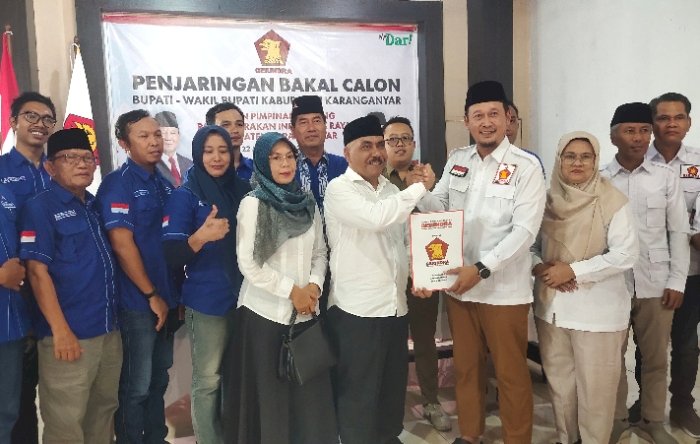 Ketua Demokrat Tri Haryadi Daftar Bakal Calon Bupati (Bacabup) Dari Partai Gerindra. Dian Tanti Burhani/RMOLJawaTengah