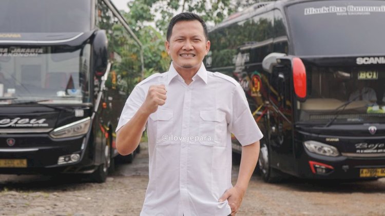 Pengusaha PO Bejeu, Iqbal berkomitmen mengembalikan tagline dari Jepara Mempesona menjadi Jepara Kota Ukir jika terpilih menjadi Bupati.  Doc. Pribadi