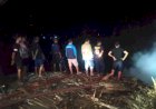 Limbah Penggergajian Kayu Terbakar, Damkar Berjuang 4 Jam   