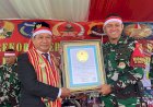 Rekor Literasi Bela Negara Serentak Kepada Pelajar Terbanyak Tercipta di Perbatasan RI-RDTL