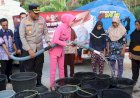 HUT Bhayangkara Ke-78, Polres Wonogiri Baksos Air Bersih
