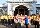 Bersenjata Alat Kebersihan, Personel Polres Jepara Kerja Bakti Bersihkan Tempat Ibadah