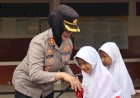 Peringati Bhayangkara Ke-78, Polres Salatiga Berikan Bantuan Beasiswa Dibalut Penanaman Pohon