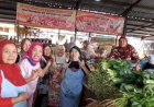 Emak-Emak Paguyuban Pedagang Pasar Banyubiru Gencar Dukung Irjen Ahmad Luthfi Maju Nyagub