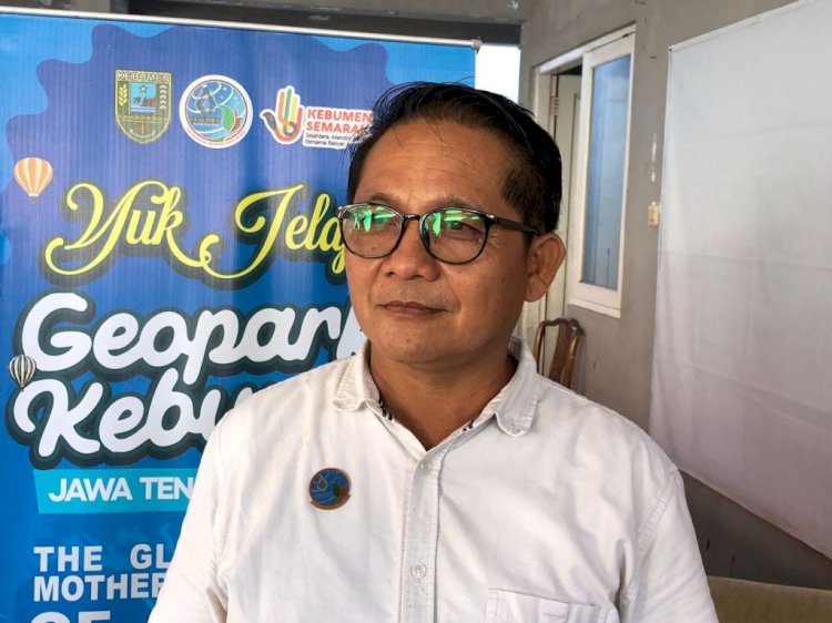General Manager Badan Pengelola (BP) Geopark Kebumen, Sigit Tri Prabowo. Budi Agung/RMOLJawaTengah