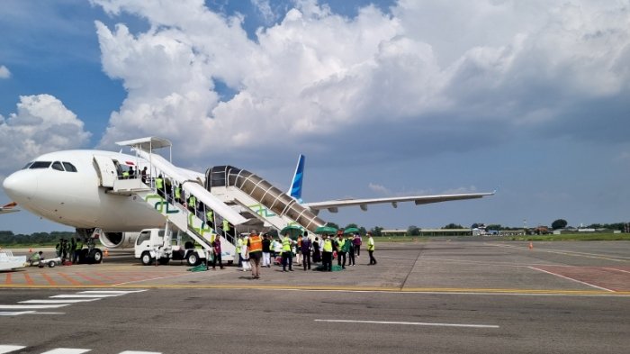 Pemberangkatan Kloter Terakhir Dari Embarkasi Donohudan Solo. Dian Tanti Burhani/RMOLJawaTengah