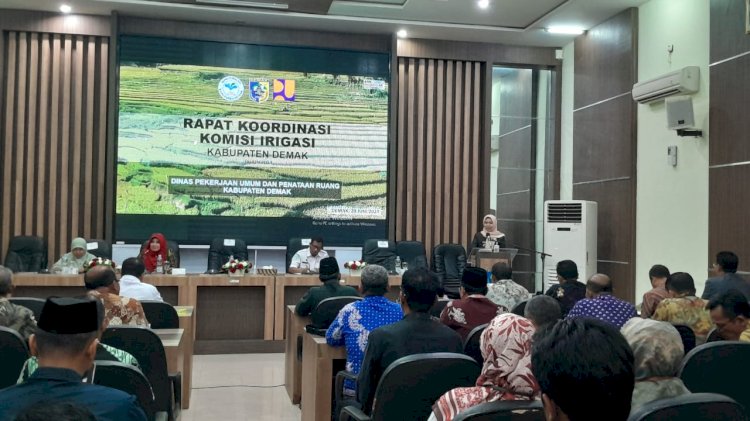 Acara rakor Komisi Irigasi di Graha Bina Praja, Kamis (20/6). Nungki/RMOLJateng