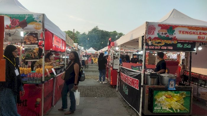 Aneka kuliner modern dan tradisional ramaikan Parade Selera Rasa 2024 di Pura Mangkunegaran. Diam Tanti/RMOLJateng