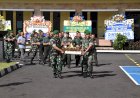 Bawa Kue dan Tumpeng ke Mapolres, Kodim Wonosobo Berikan Ucapan HUT Bhayangkara 78 