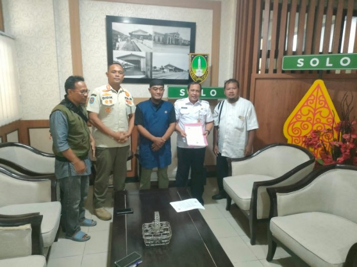DSKS Kota Solo Bertemu Perwakilan Pemerintah Kota Solo Untuk Melakukan Audiensi. Dian Tanti Burhani/RMOLJawaTengah