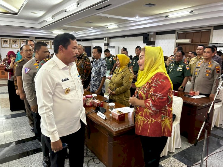 Wali Kota Semarang, Hevearita Gunaryanti Rahayu, Saat Menghadiri Rakor Desk Pilkada Di Gradhika Bhakti Praja Kompleks Kantor Gubernur Jateng, Selasa (09/07). Dokumen Pemkot Semarang 