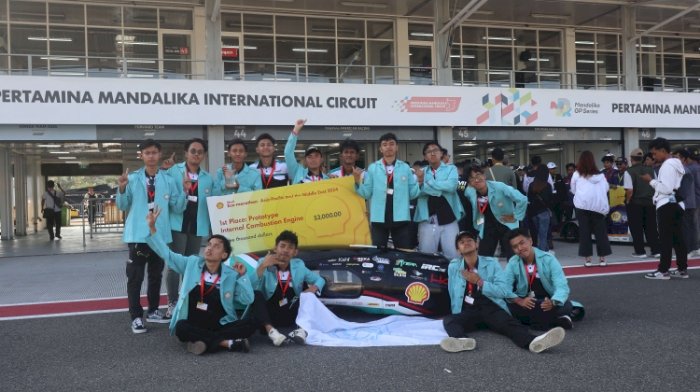 Bengawan Team UNS Juara  di Shell Eco-Marathon 2024 kategori Prototype Internal Combustion Engine. Dian Tanti/RMOLJateng