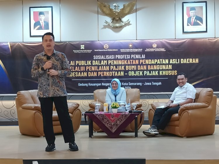 Sosialisasi Peran Penilai Publik Yang Berlangsung Di Gedung Keuangan Negara Semarang Rabu (10/7). Umar Dani/RMOLJateng