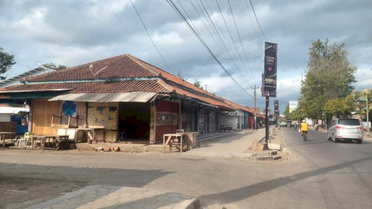 Salah satu sudut Pasar Pagi Kebumen. Bupati Arif Sugiyanto menilai beberapa pasar tradisional membutuhkan revitalisasi. Budi Agung/RMOLJateng