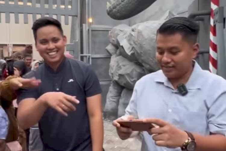 Dico Ganinduto dan Ade Bhakti banyak dijagokan masyarakat duet jadi pasangan di Pilwakot Semarang. Dicky Aditya/RMOLJateng