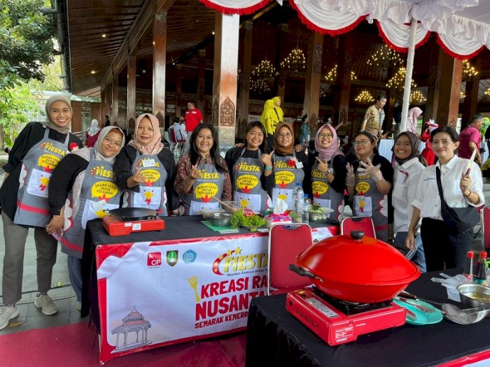 Perwakilan Wartawati Solo Ikuti Lomba Masak Dengan Tema Kreasi Rasa Nusantara. Dian Tanti Burhani/RMOLJawaTengah