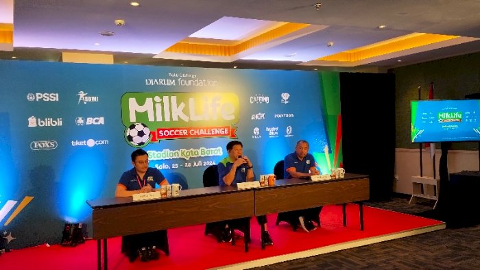 Kejuaraan Sepak Bola Putri Diinisiasi Oleh Bakti Olahraga Djarum Foundation Bersama Milklife Hadir Di Solo. Dian Tanti Burhani/RMOLJawaTengah