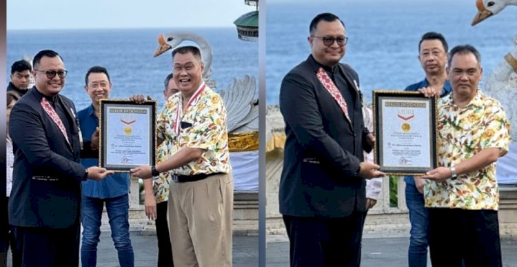 PT Labda Anugerah Tekstil Menerima Dua Sertifikat, Yaitu Sebagai Perusahaan Digital Printing Tekstil Pertama Yang Memperoleh Sertifikat OEKO TEX Step Dan Sebagai Perusahaan Digital Printing Tekstil Pertama Yang Menggunakan Mesin Cetak Merek EPSON Monna Lisa (Tipe ML-32000). Rekor Ini Teregistrasi Di MURI Dengan Nomor 11761 Dan 11762. Istimewa/RMOLJawaTengah