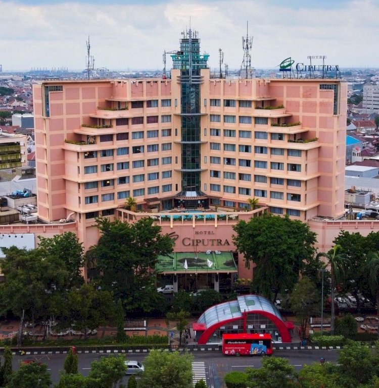 Kawasan Simpang Lima Semarang saat sepi kendaraan. Dicky Aditya/RMOLJateng