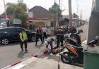 Lengan Pintu Perlintasan Pasar Nongko Patah Tertabrak Truk