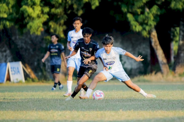  Persigala menahan imbang AMN FC di lapangan Jambu Bol dengan skor 2-2 dalam lanjutan Sukun U23 League. Annam/Humas Panpel Sukun League