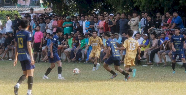 Patahnya rekor PS Klumpit saat bertandang di markas PSB Bacin di pekan ke-13 dalam kompetisi yang disponshori oleh PT. Sukun Wartono Indonesia ini. Annam/Humas Panpel Sukun League 