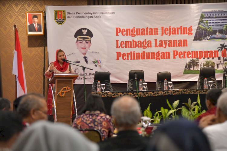 Penguatan Jejaring Lembaga Layanan Perlindungan Perempuan dan Anak yang diselenggarakan oleh DP3A di Hotel Grasia, Kecamatan Gajahmungkur, Selasa (6/8). Humas Pemkot Semarang