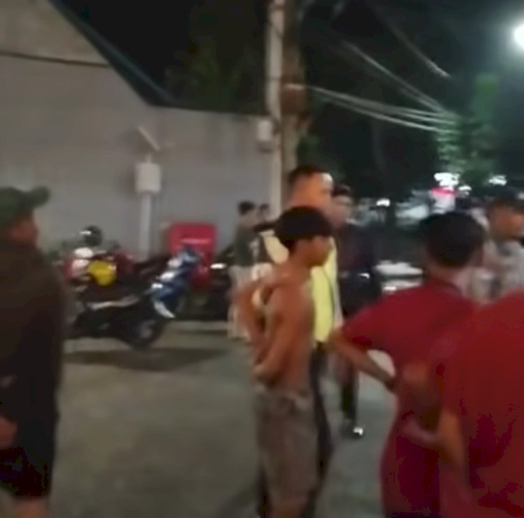 Polisi, Minggu (11/08) Dini Hari Berhasil Mengamankan Beberapa Orang Pelaku Gangster Tawuran Di Jalan Barito, Semarang Timur. Dicky A Wijaya/RMOLJawaTengah