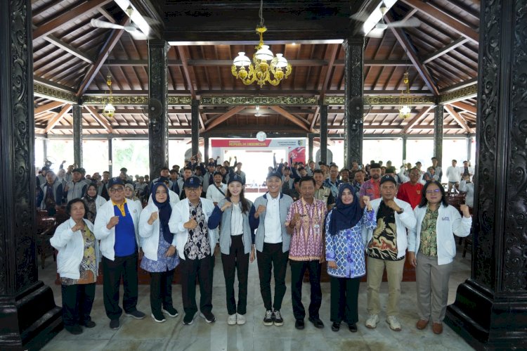 Acara serah terima Mahasiswa KKN di Demak , Selasa (13/8). Nungki/RMOLJateng