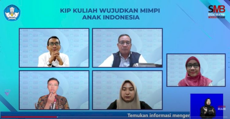 Webinar Silaturahmi Merdeka Belajar terkait layanan KIP semakin mudah diakses oleh masyarakat yang membutuhkan.