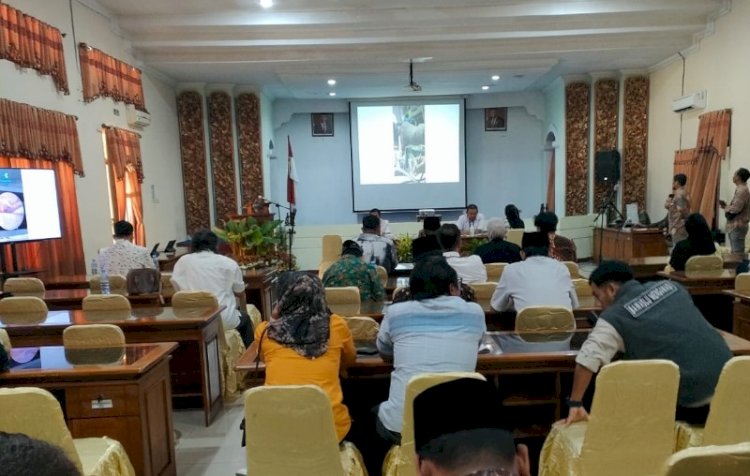 Suasana konferensi pers tentang hasil pemeriksaan kesehatan paslon bupati dan wakil bupati Purworejo yang dilaksanakan di Rumah Sakit Umum Pusat dr Soeradji Tirtonegoro Klaten. Budi Agung/RMOLJateng