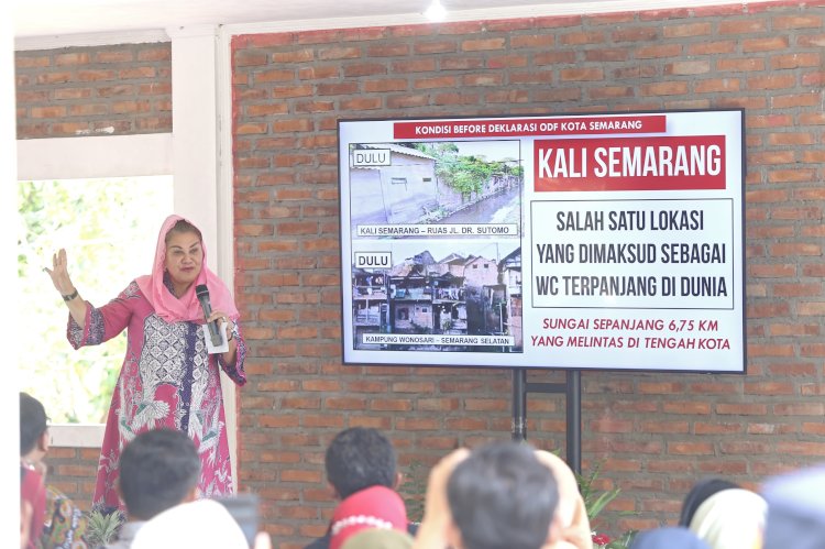 Walikota Semarang Heverita Gunaryanti Rahayu di sebuah acara di Semarang. Istimewa 