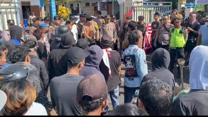 Warga Munggur Kembali Gelar Aksi Demo, Tuntut Kades Penuhi Janji. Istimewa