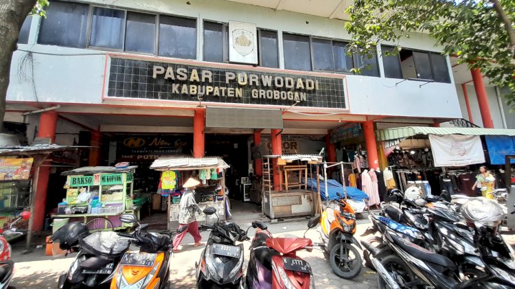 Pasar Induk Purwodadi. Rubadi/RMOLJateng. 