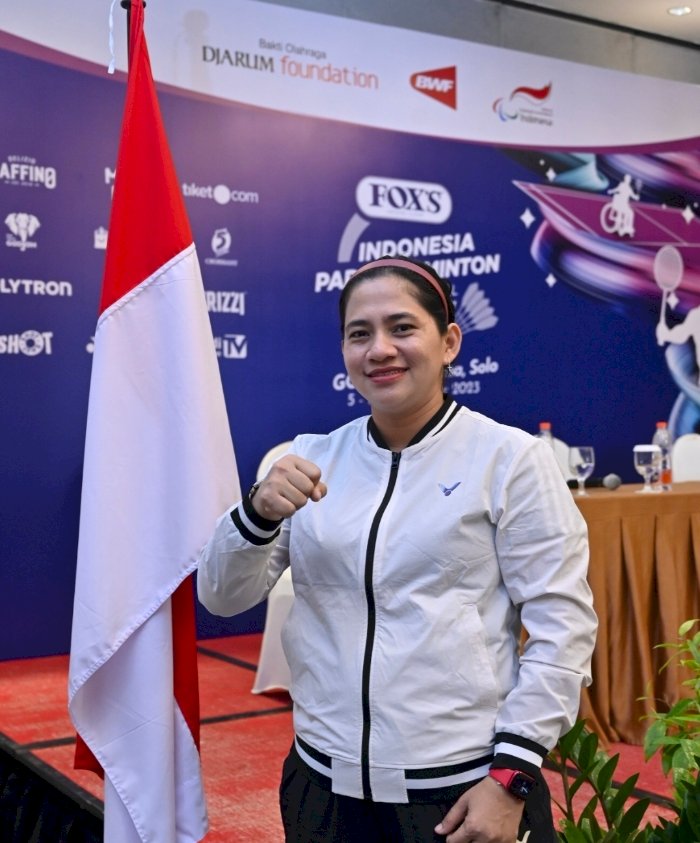 Leani Ratri Oktila Kembali Tampil Memperkuat Skuad Indonesia Dalam HYDROPLUS Indonesia Para Badminton International 2024. Istimewa 