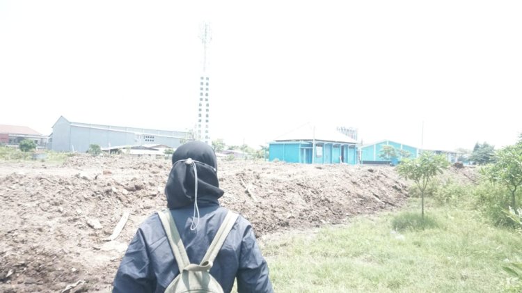 Lahan di Kawasan Technopark Perikanan Kota Pekalongan yang akan dibangun pabrik yang memproduksi tepung hidrolisat protein ikan (HPI). (Dinkominfo Kota Pekalongan)