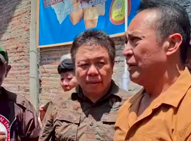 Andika Perkasa meski mengaku tertinggal kalah start tetapi optimis bisa menang. Dicky Aditya/RMOLJateng