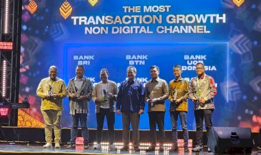 Bank Jateng Raih Penghargaan The Most Transaction Growth Non Digital Channel