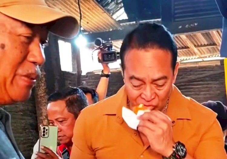 Andika Perkasa saat kunjungan ke pabrik tahu home industri di Salatiga memprogramkan para pengusaha bisa mendapatkan bantuan modal kredit demi memajukan usahanya. Dicky Aditya/RMOLJateng