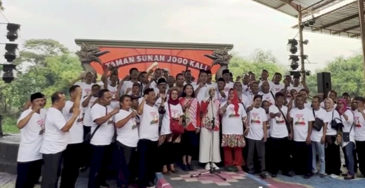 Andika-Hendi dapatkan dukungan mantan Kades se-Jawa Tengah. Dicky Aditya/RMOLJateng 