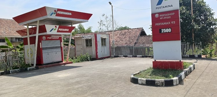 Salah Satu Pompa Mini Atau Pertashop Di Desa Cabean, Sulang Yang Mangkrak. Yon Daryono/RMOLJawaTengah