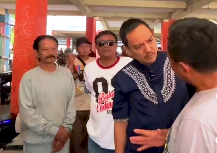 Yoyok Sukawi dolan ke rumah susun Bandarharjo Semarang Utara. Dicky Aditya/RMOLJateng 