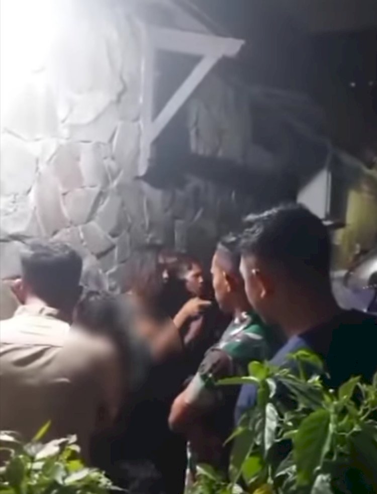 Video diduga pelaku gangster diamankan warga di Srondol Kulon, Banyumanik viral di media sosial. Dicky Aditya/RMOLJateng 