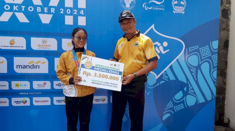 Atlet National Paralympic Comittee Indonesia (NPCI) Kabupaten Blora Meraih Hasil Luar Biasa Pada Hari Ke Dua Kejuaran Pekan Paralympic Nasional (Peparnas) 2024 Di Solo. Istimewa/RMOLJawaTengah