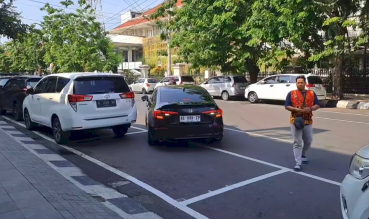 Aturan Parkir Elektronik Akan Diterapkan Dinas Perhubungan (Dishub) Kota Semarang Di Lokasi-Lokasi Baru. Dicky A Wijaya/RMOLJawaTengah