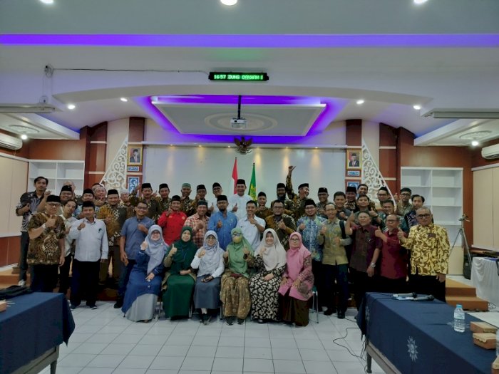 Paslon Teguh-Bambang bertemu jajaran Pimpinan Daerah Muhammadiyah Kota Solo. Dian Tanti/RMOLJateng