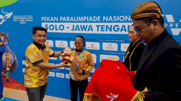 Kontingen Jawa Tengah Keluar Sebagai Juara Umum Pekan Paralimpiade Nasional (Peparnas) XVII Solo 2024 Dengan Meraih Total 406 Medali, Yang Terdiri Dari 161 Emas, 121 Perak, Dan 124 Perunggu. Humas Sukoharjo/RMOLJawaTengah
